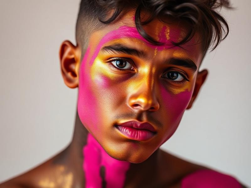 Colorful portrait